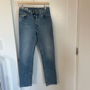 Levi's 501 Light Blue Denim Jeans